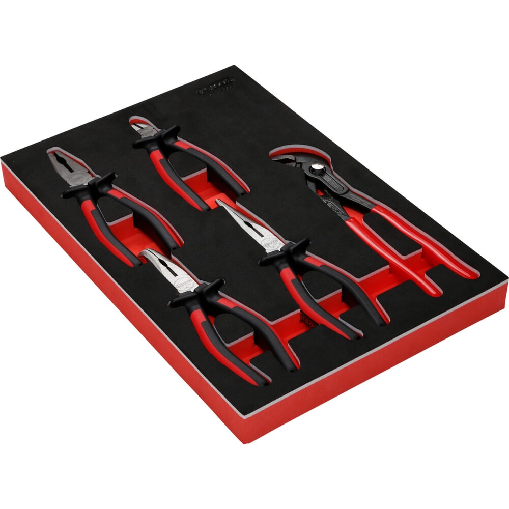 Produktabbildung Nr. 2: KS TOOLS Zangen-Satz in Schaumstoffeinlage, 5-tlg