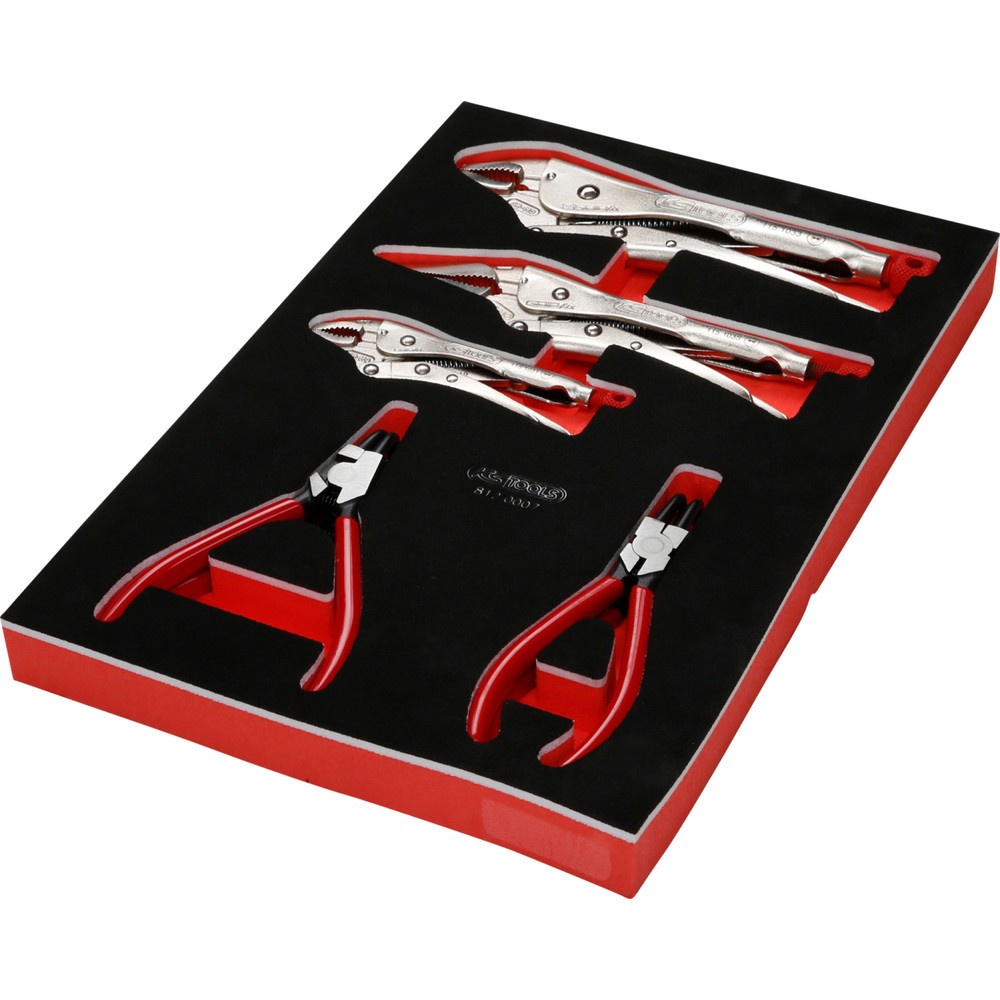 Produktabbildung Nr. 4: KS TOOLS Zangen-Satz in Schaumstoffeinlage, 7-tlg