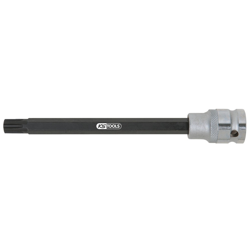Produktabbildung: KS TOOLS 1/2" Bit-Stecknuss für RIBE-Schrauben, extra lang, M10