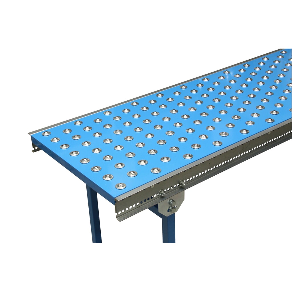 BLUME Kugelrollen-Tisch U-Profil, Ø 15 mm, LxB 500 x 400 mm, Teilung 50 mm Produktabbildung: BLUME Kugelrollen-Tisch U-Profil, Ø 15 mm, LxB 500 x 400 mm, Teilung 50 mm