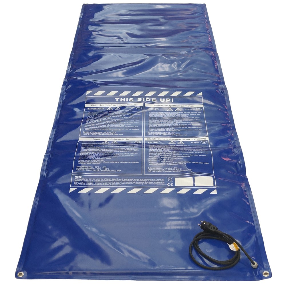 Produktabbildung Nr. 1: Kuhlmann Auftaumatte, LxB 3.000 x 1.000 mm, 230 V, 1.050 W, mit Schuko-Stecker