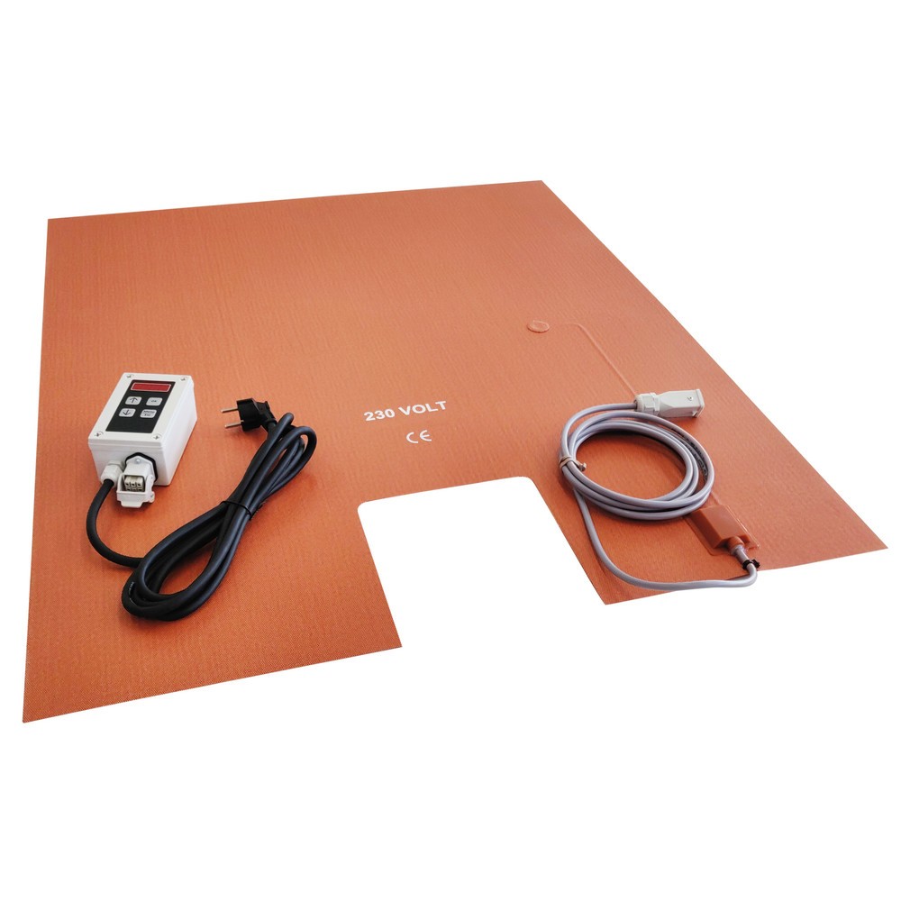 Produktabbildung: Kuhlmann Fassbodenheizer für IBC-Container, digitaler Regler, 0-150°C, 230 V, 2.700 W