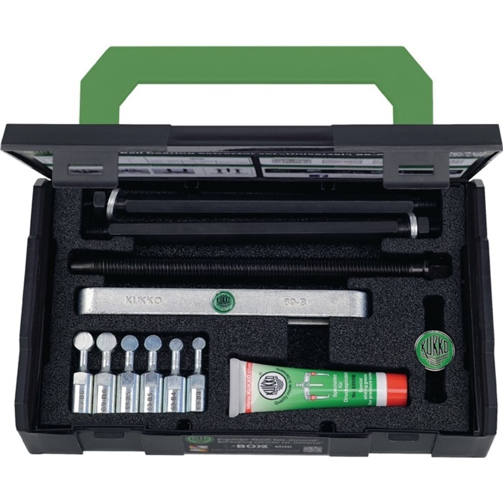 Produktabbildung Nr. 2: KUKKO Kugellagerabziehersatz 69 7tlg.Spannber.35-120mm
