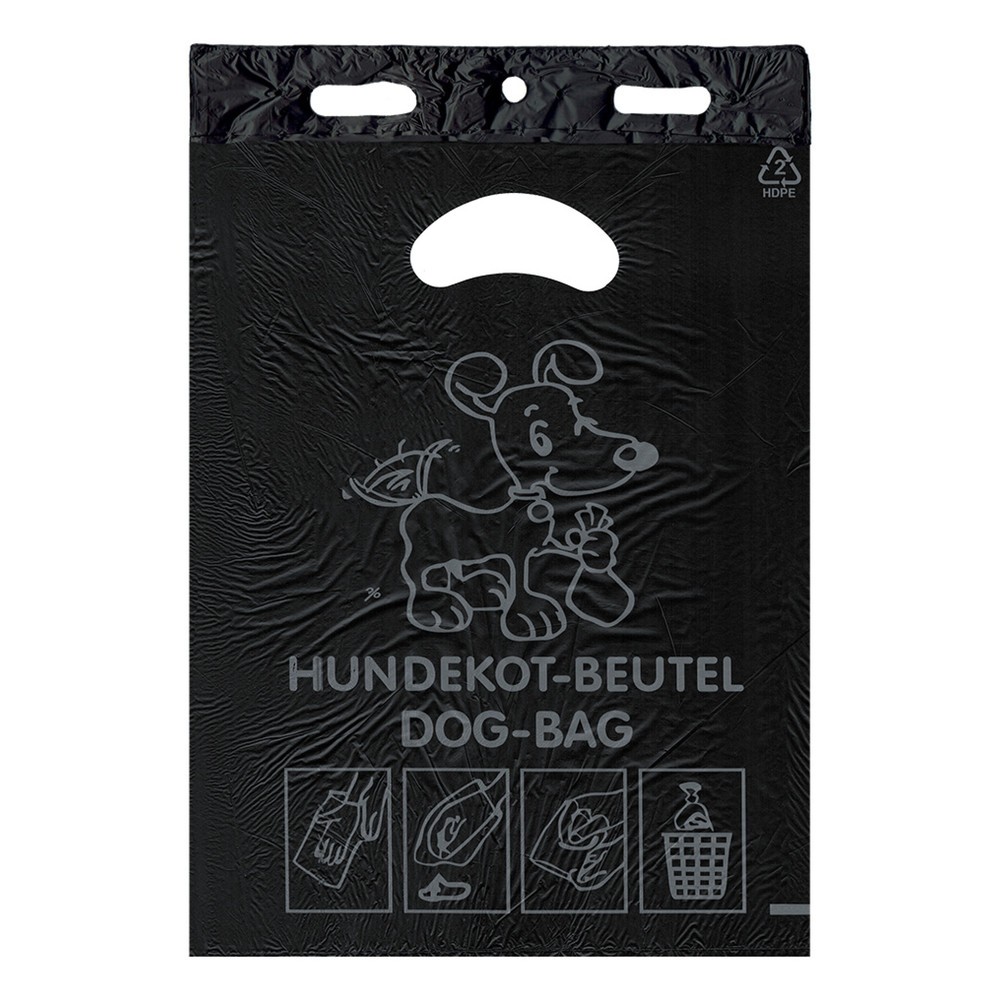 Produktabbildung: Kunststoff-Blockrandbeutel für RENNER Hundekotbeutelspender Typ 7077-10, 3 Liter, 2.000 Stk/VE, Format 250 x 310 mm