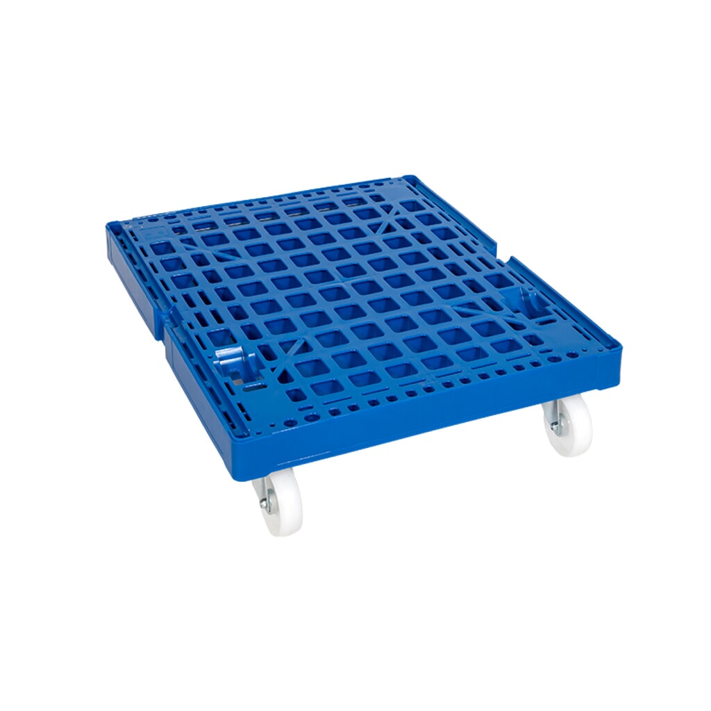 Kunststoff-Rollplatte, BxT 724 x 815 mm, Rollen-Ø 108 mm Produktabbildung: Kunststoff-Rollplatte, BxT 724 x 815 mm, Rollen-Ø 108 mm
