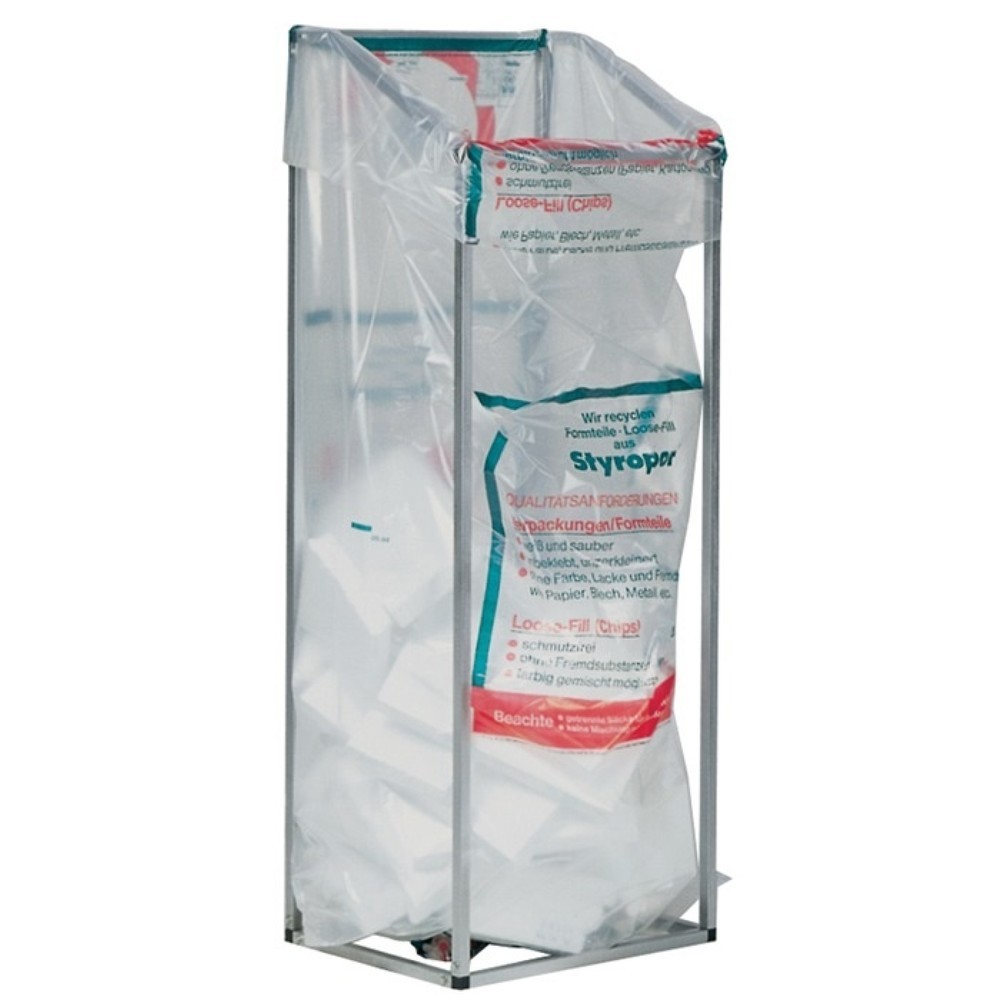 Produktabbildung: Kunststoffsack, B1300xL2600mm, 1000 l LD-PE transparent 80 µm, 20St./Karton