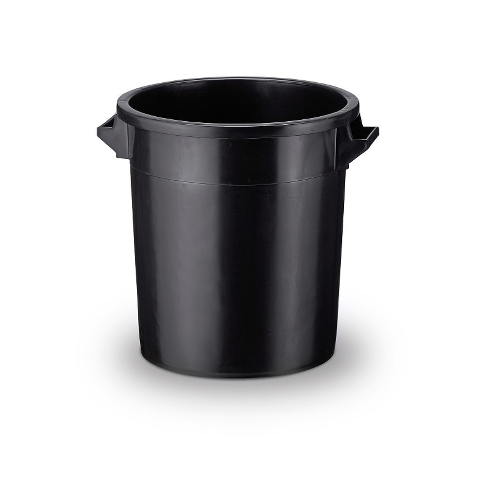 Produktabbildung: Kunststofftonne, schwarz, 35 Liter