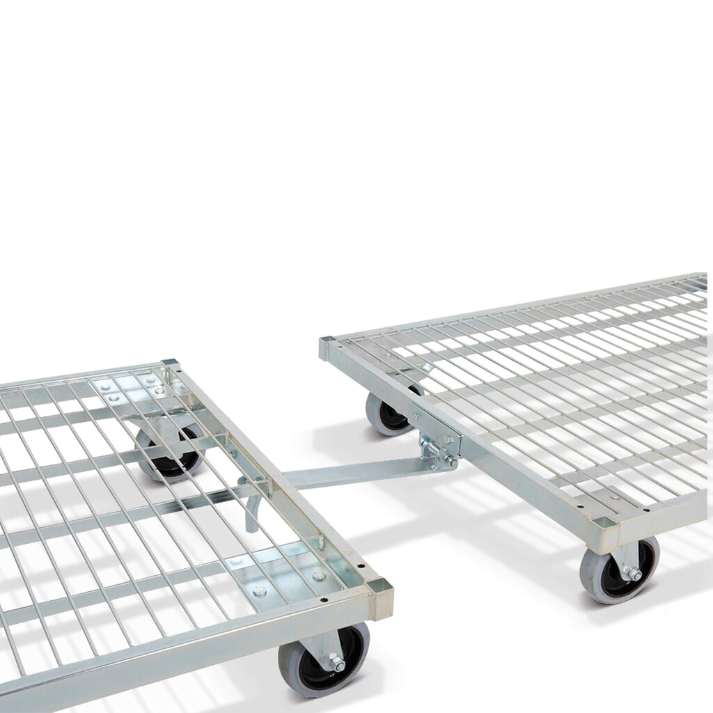 Kupplung für Stahl-Rollbehälter, nachrüstbar Produktabbildung: Kupplung für Stahl-Rollbehälter, nachrüstbar