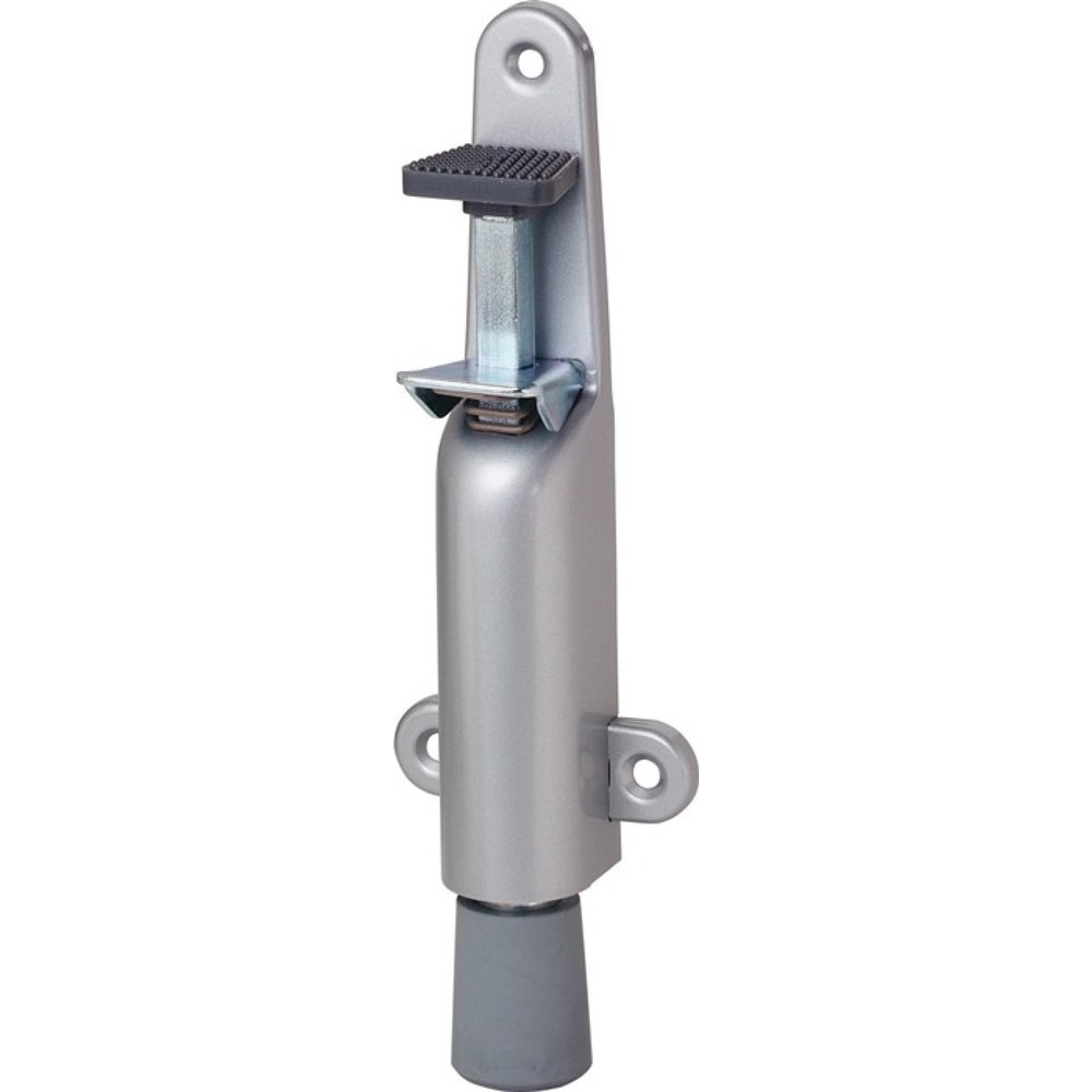 Produktabbildung: KWS Türfeststeller 102602, Hubhöhe 30 mm, Stahl silberfarbig lackiert, Türmontage
