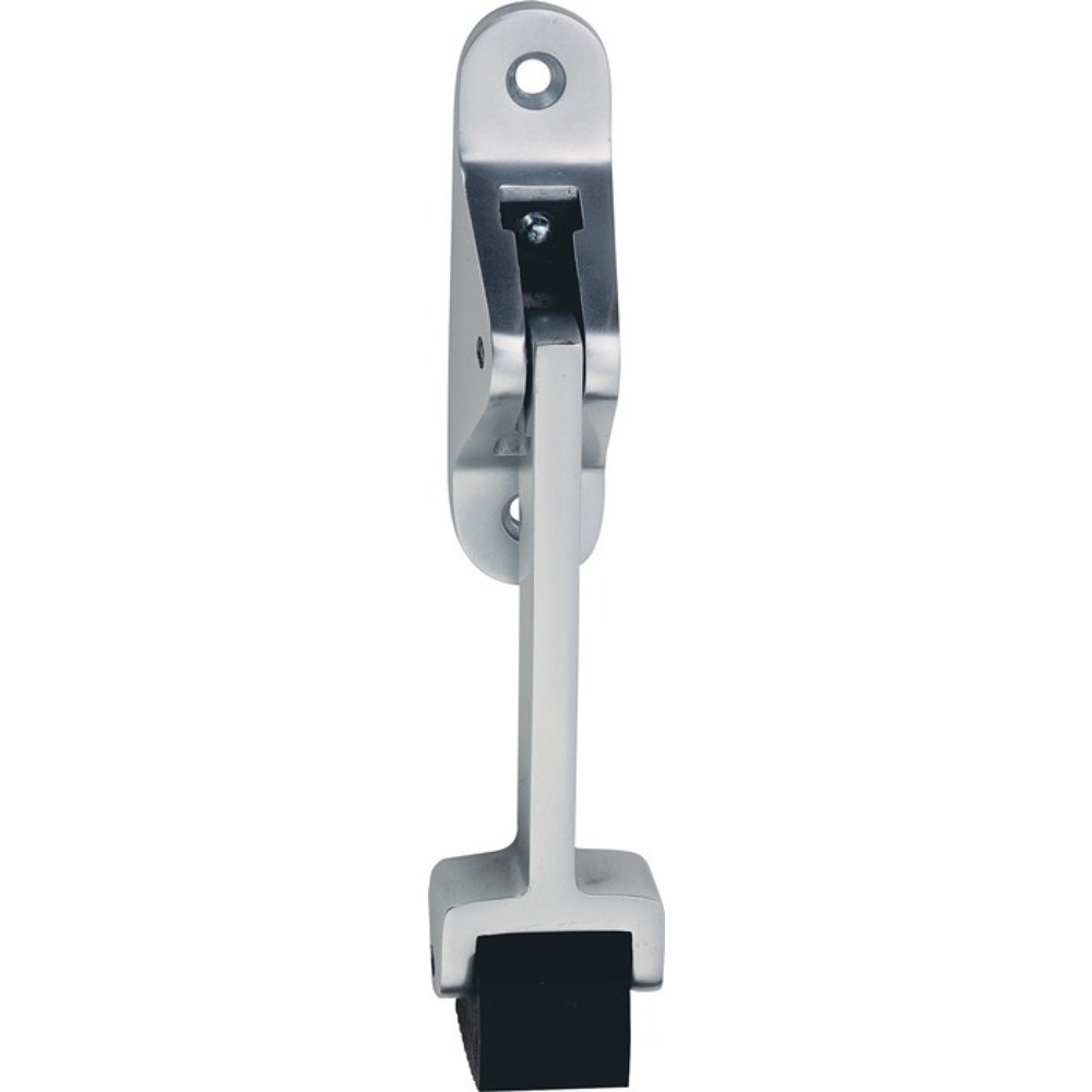Produktabbildung: KWS Türfeststeller 106002, Aluminium silberfarbig lackiert, Türmontage