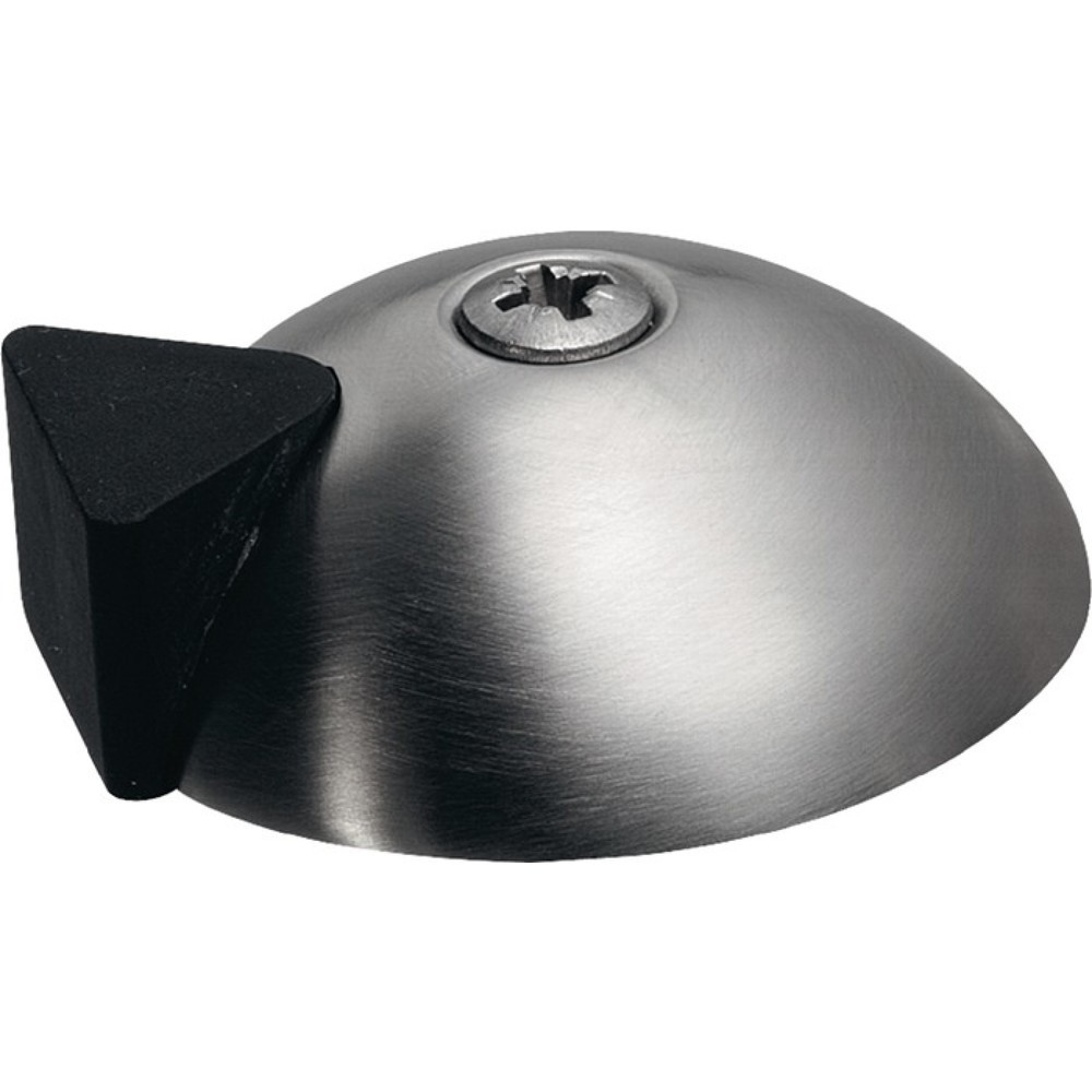 Produktabbildung: KWS Türpuffer 2003.82, Edelstahl matt, Ø 60 mm Höhe 20 mm, Dübelmontage