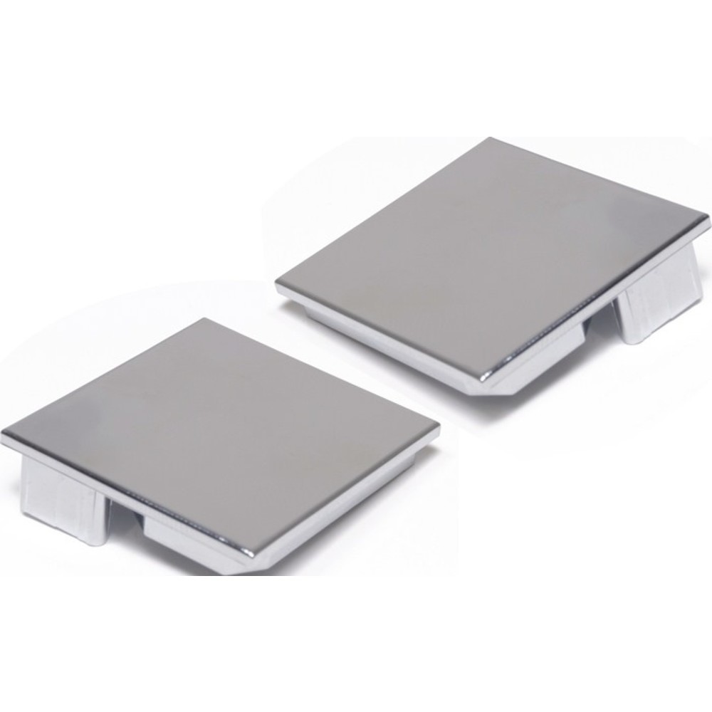 Produktabbildung: L&S Endkappenset, Silber, passend für Manila