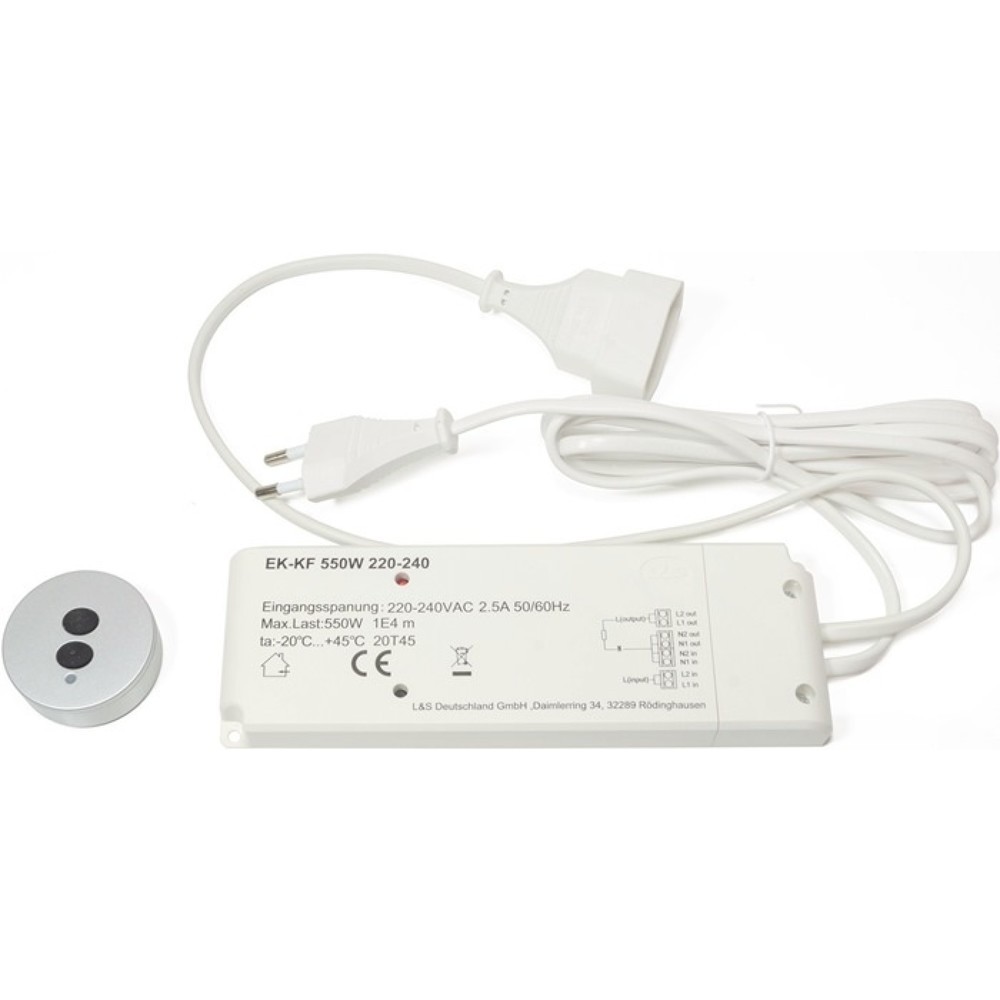 Produktabbildung: L&S HV-Funkschalterset, 575 W weiß, 230 V