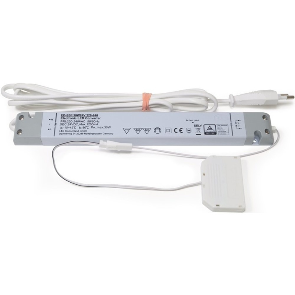 Produktabbildung: L&S LED-Konverter, 30 W, 230 V 24 V, 6-fach Verteiler