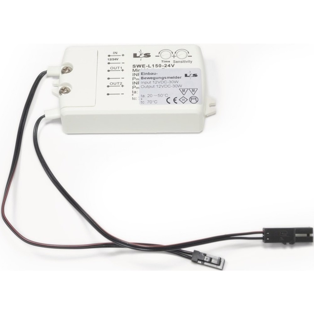 Produktabbildung: L&S LED Sensor Microwave, 36 W (*72 W) weiß, 12 V (*24 V)
