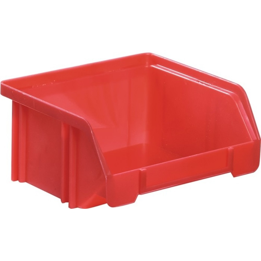 Produktabbildung Nr. 1: LA-KA-PE Sichtlagerkasten, PS rot, L85/65xB105xH45mm