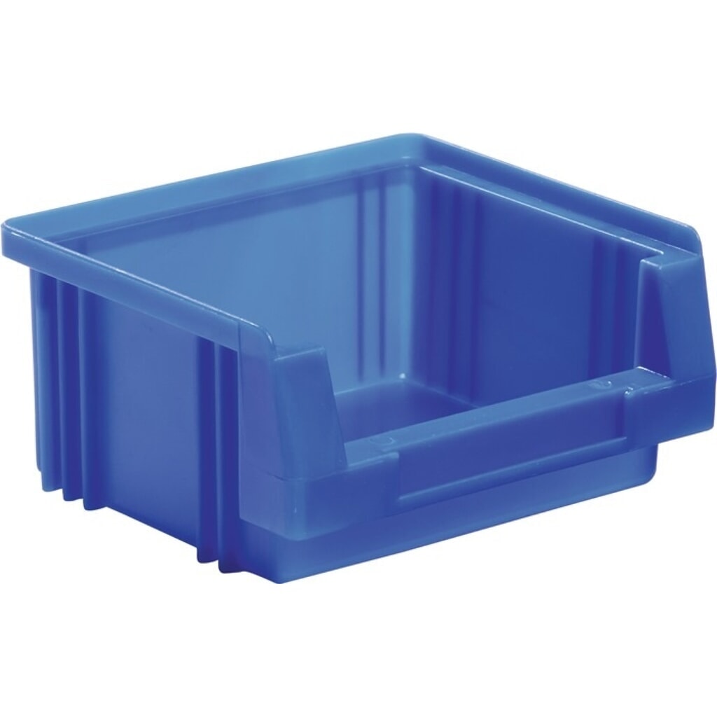 Produktabbildung: LA-KA-PE Sichtlagerkasten PLK, PP blau, L90xB102xH50mm