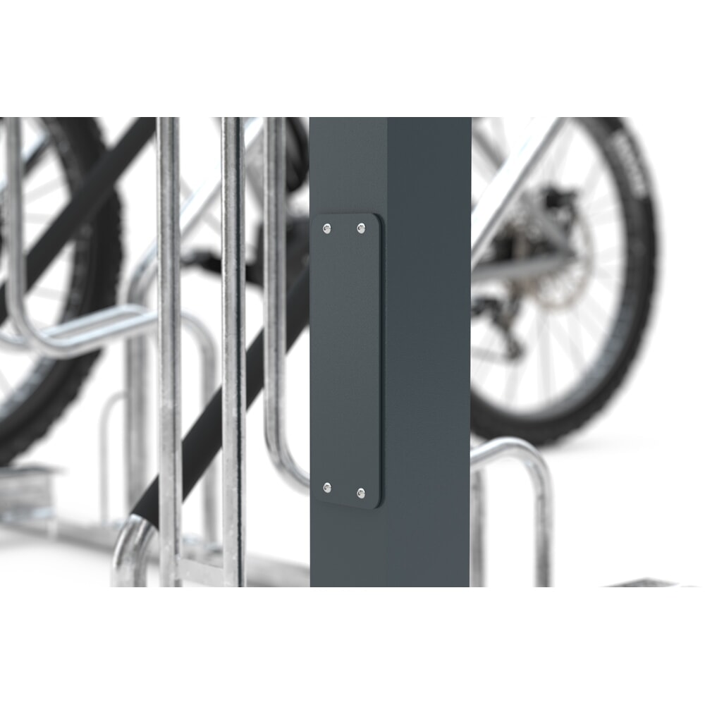 Produktabbildung Nr. 5: Lademodul für wsm® Anlehnparker, 1-seitige Radeinstellung, Breite 3.100 mm, 6 Stellplätze