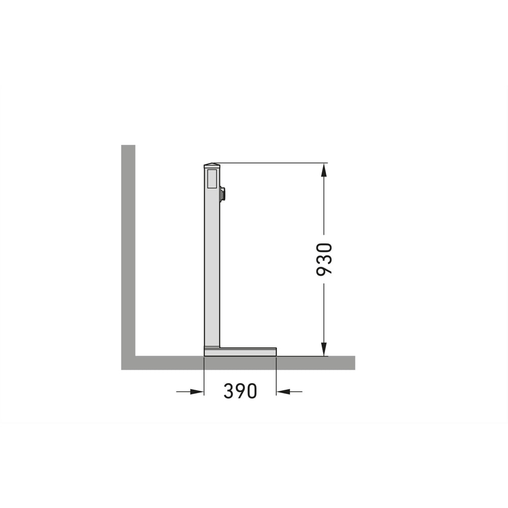 Produktabbildung Nr. 9: Lademodul für wsm® Anlehnparker, 1-seitige Radeinstellung, Breite 3.100 mm, 6 Stellplätze