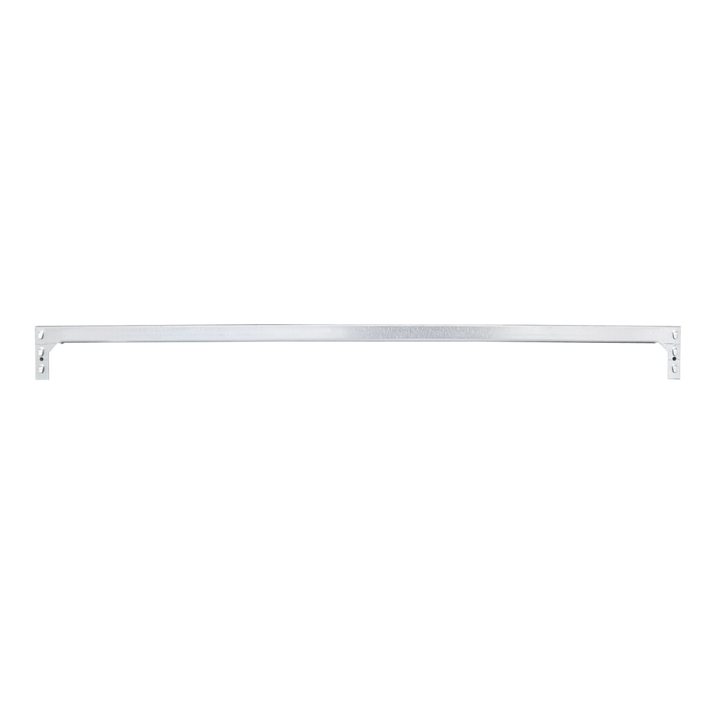Produktabbildung: Längenriegel für SCHULTE Fachbodenregal, verzinkt, Breite 1.300 mm, geeignet für Fachboden MULTIplus85/150