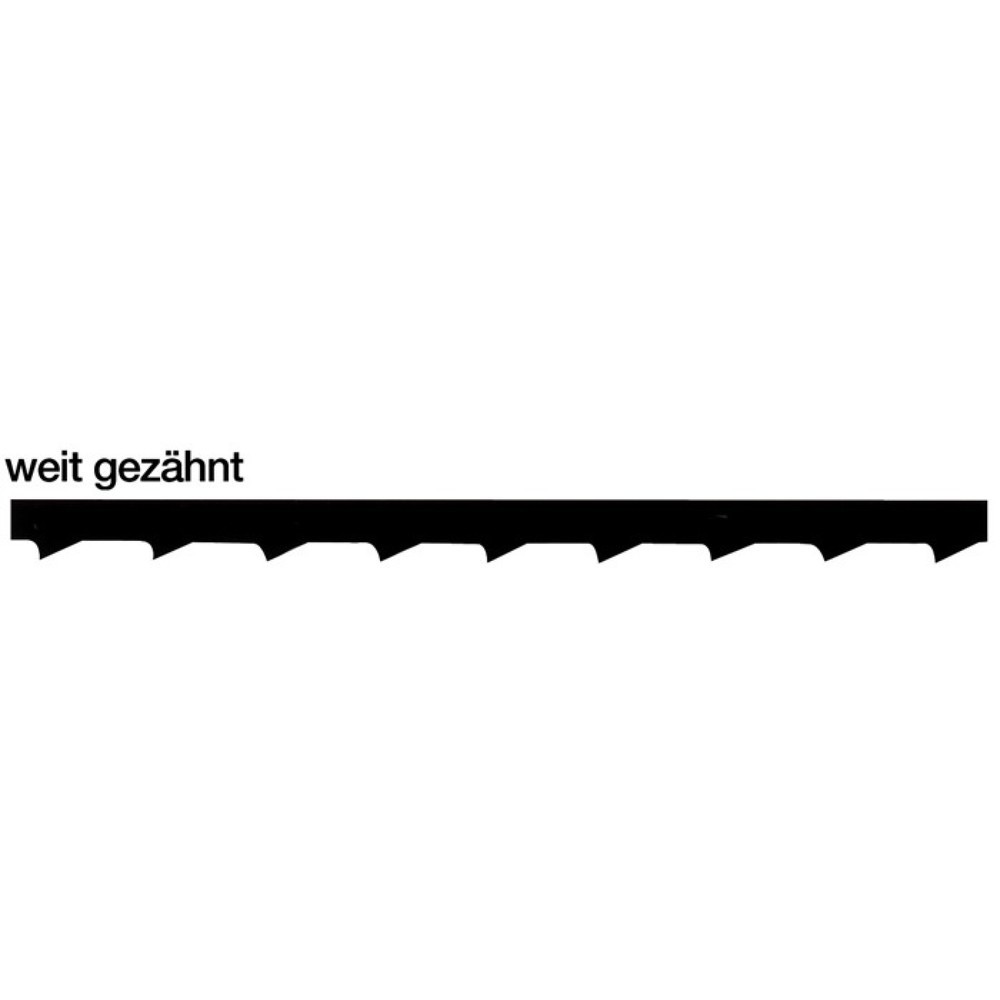 Produktabbildung: Laubsägeblatt Blitz L.13cm Nr.3 (MITTEL) weitgezahnt f.HO u.Ku.
