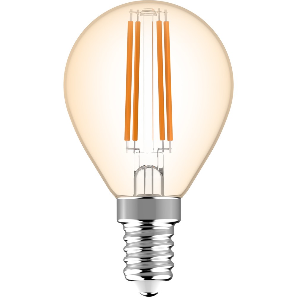 Produktabbildung Nr. 3: LED Filament Leuchtmittel - Globe G45 E14 4,5W 470lm 2700K klar 330°