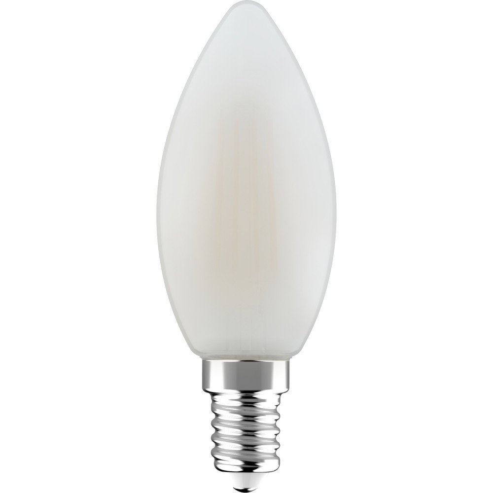 Produktabbildung: LED Filament Leuchtmittel - Kerze C35 E14 4,5W 470lm 2700K opal 330°