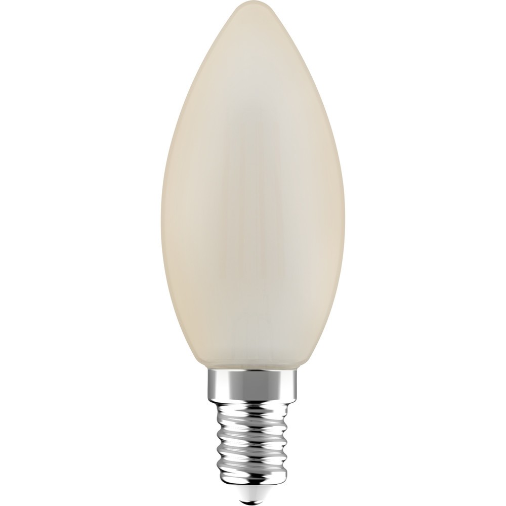 Produktabbildung Nr. 3: LED Filament Leuchtmittel - Kerze C35 E14 4,5W 470lm 2700K opal 330°
