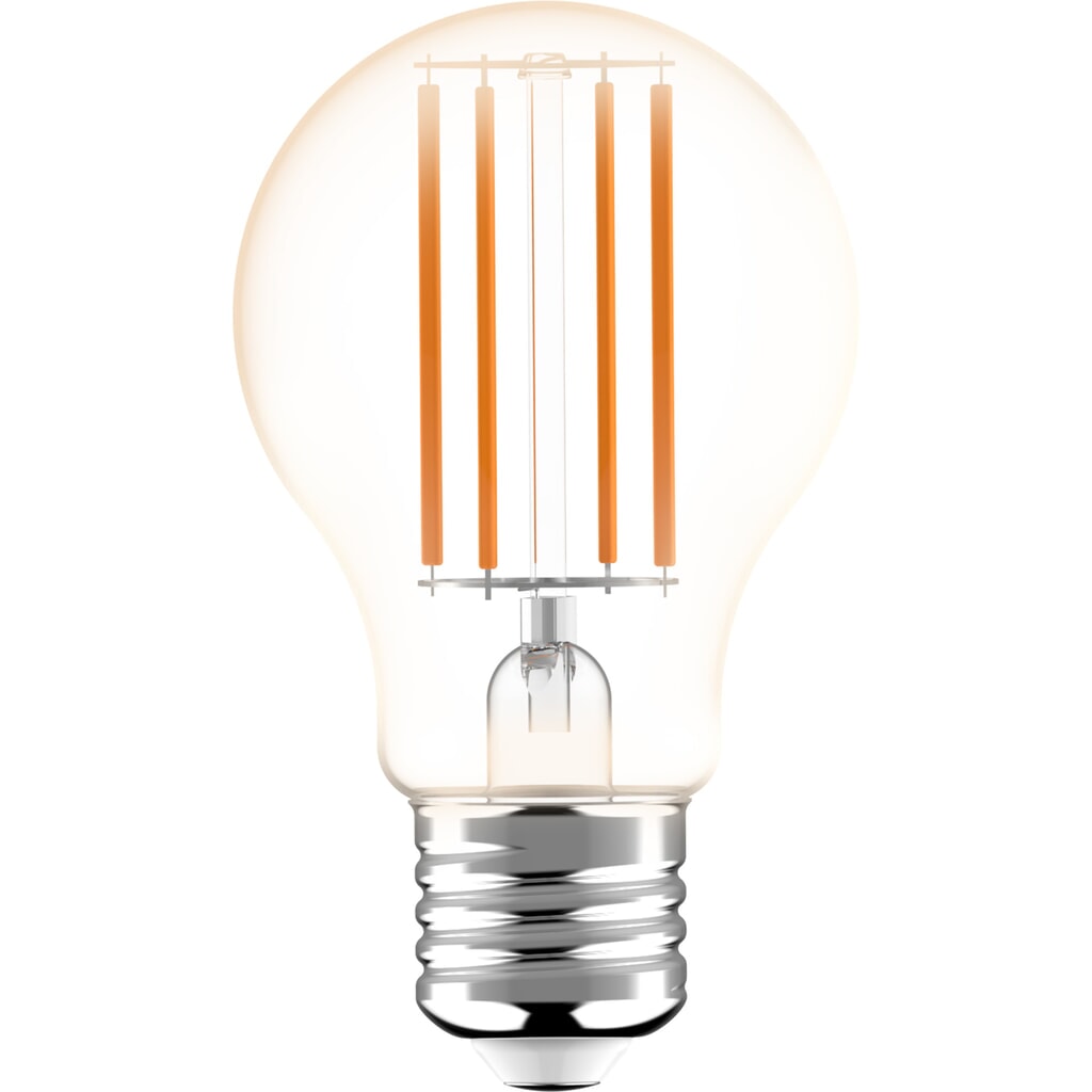 LED Filament Leuchtmittel - Klassisch A60 E27 2,2W 470lm 3000K klar 320° Produktabbildung Nr. 3: LED Filament Leuchtmittel - Klassisch A60 E27 2,2W 470lm 3000K klar 320°
