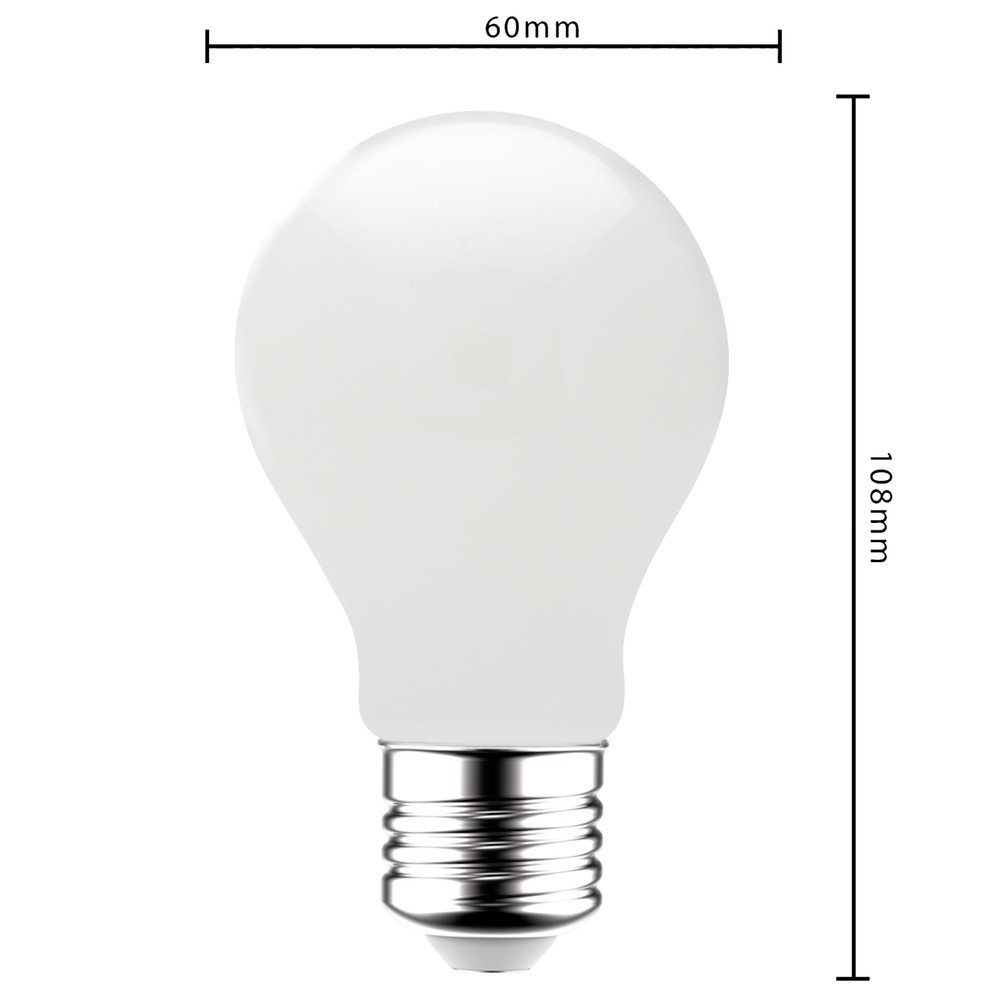 Produktabbildung Nr. 4: LED Filament Leuchtmittel - Klassisch A60 E27 7W 806lm 2700K opal 330° dimmbar