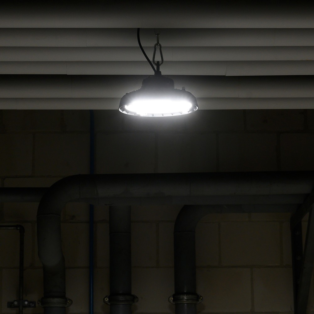 Produktabbildung Nr. 4: LED Hallen-Pendelbeleuchtung - 160W 25000lm 5000K IP65 - LumiLEDs (Philips) LED - Lifud Netzteil