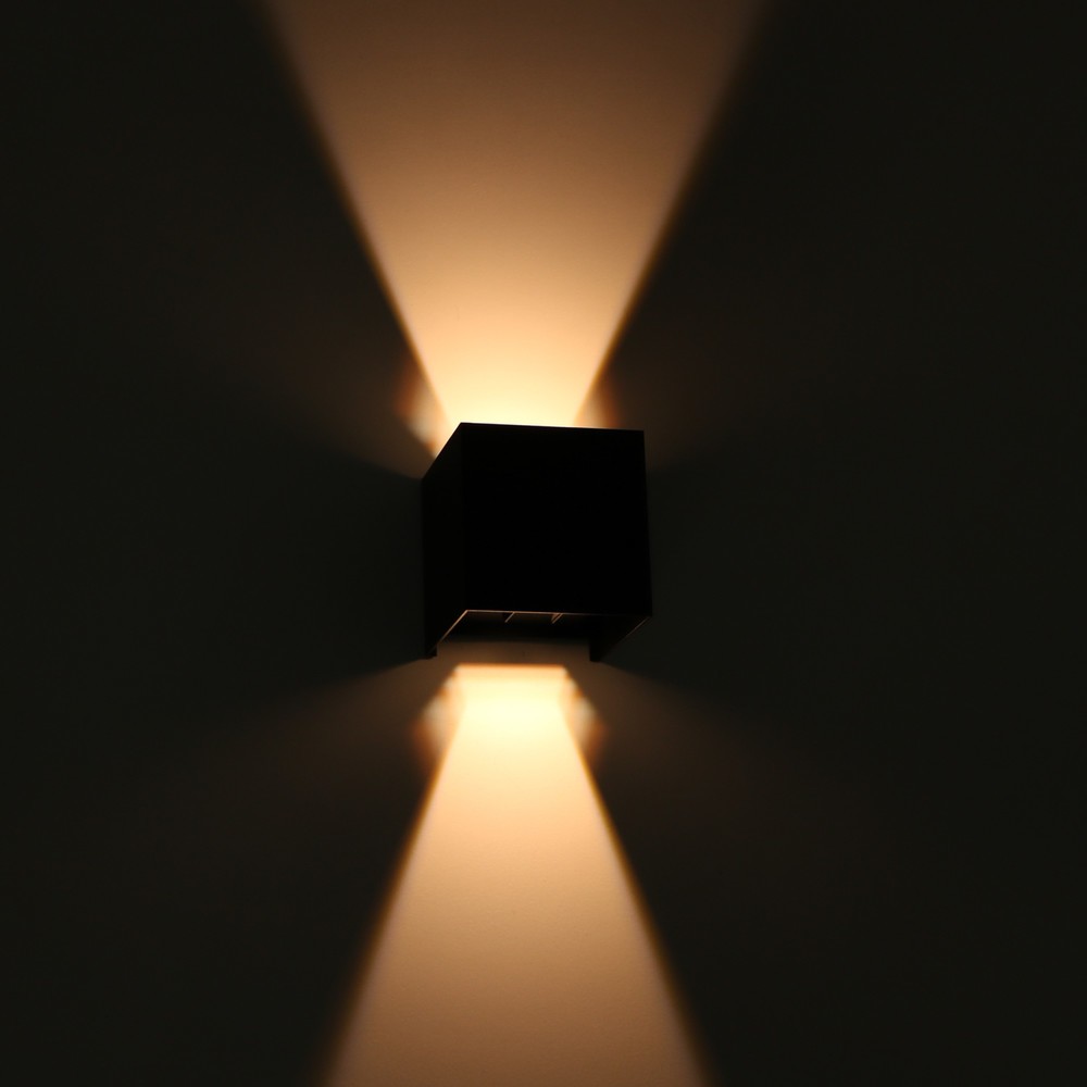 Produktabbildung Nr. 5: LED Outdoor-Wandleuchte Amarillo - 6W 420lm 1800-2700K IP65 - schwarz