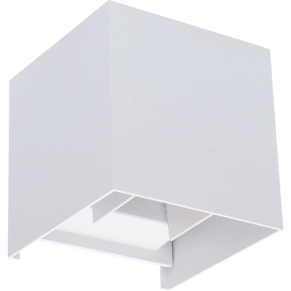 Produktabbildung: LED Outdoor-Wandleuchte Amarillo - 6W 450lm 2700K IP65 - weiß
