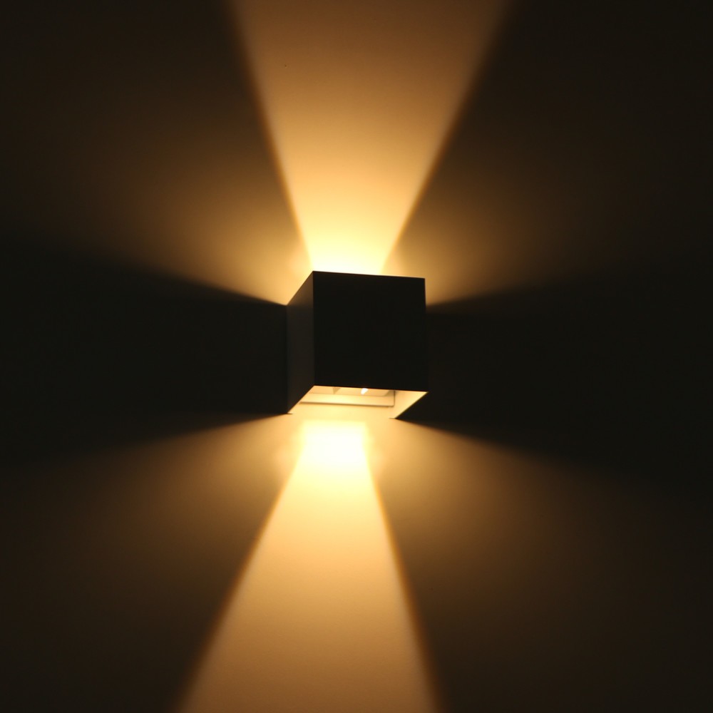 Produktabbildung Nr. 4: LED Outdoor-Wandleuchte Amarillo - 6W 450lm 2700K IP65 - weiß