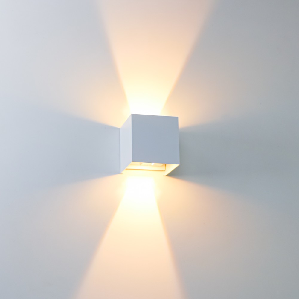Produktabbildung Nr. 5: LED Outdoor-Wandleuchte Amarillo - 6W 450lm 2700K IP65 - weiß