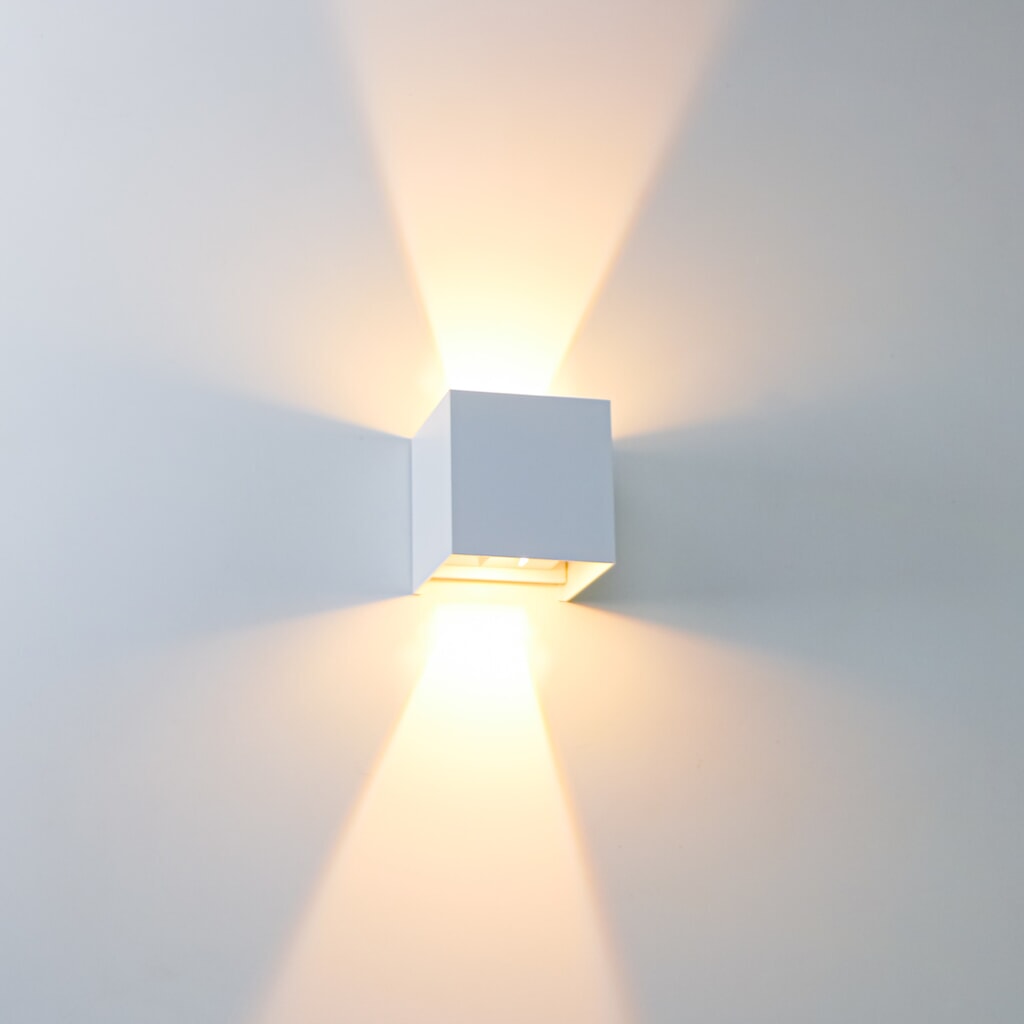 LED Outdoor-Wandleuchte Amarillo - 6W 450lm 2700K IP65 - weiß Produktabbildung Nr. 12: LED Outdoor-Wandleuchte Amarillo - 6W 450lm 2700K IP65 - weiß