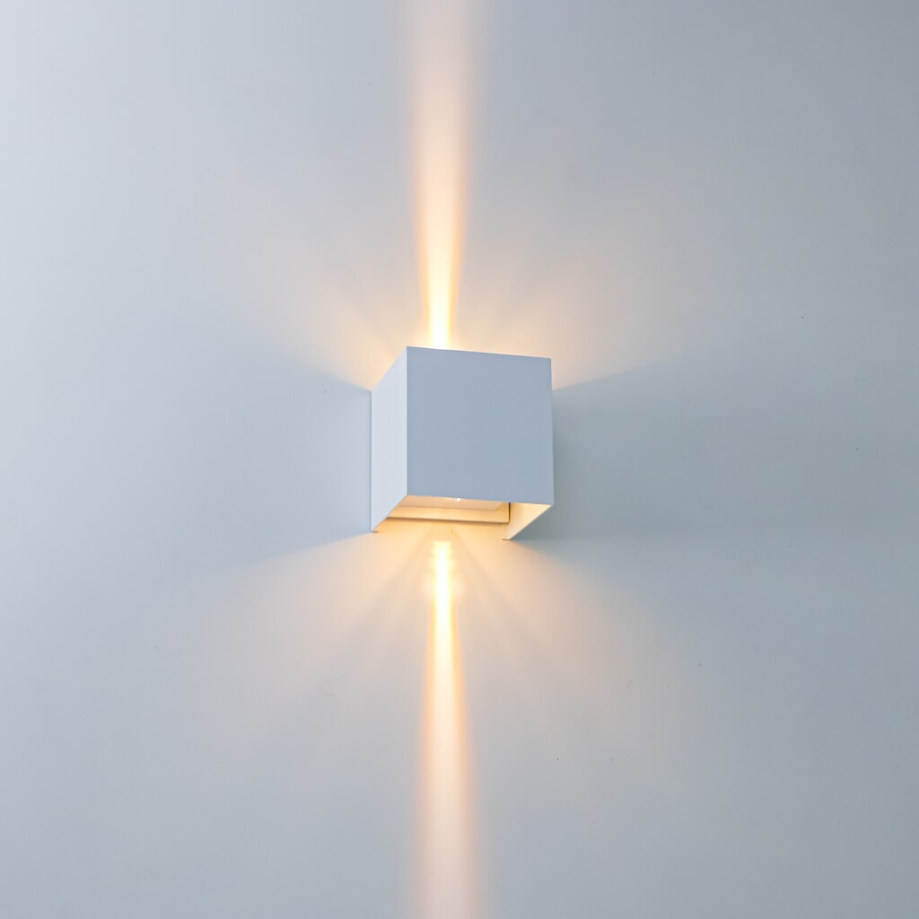 LED Outdoor-Wandleuchte Amarillo - 6W 450lm 2700K IP65 - weiß Produktabbildung Nr. 11: LED Outdoor-Wandleuchte Amarillo - 6W 450lm 2700K IP65 - weiß