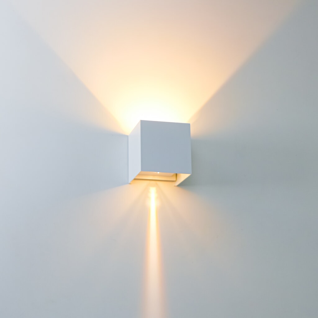 Produktabbildung Nr. 9: LED Outdoor-Wandleuchte Amarillo - 6W 450lm 2700K IP65 - weiß
