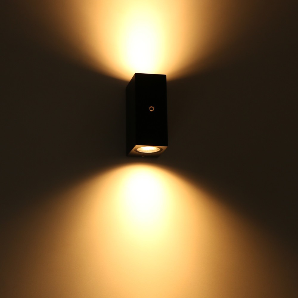 Produktabbildung Nr. 3: LED Outdoor-Wandleuchte Avalon - 2xGU10 IP44 Sensor - schwarz