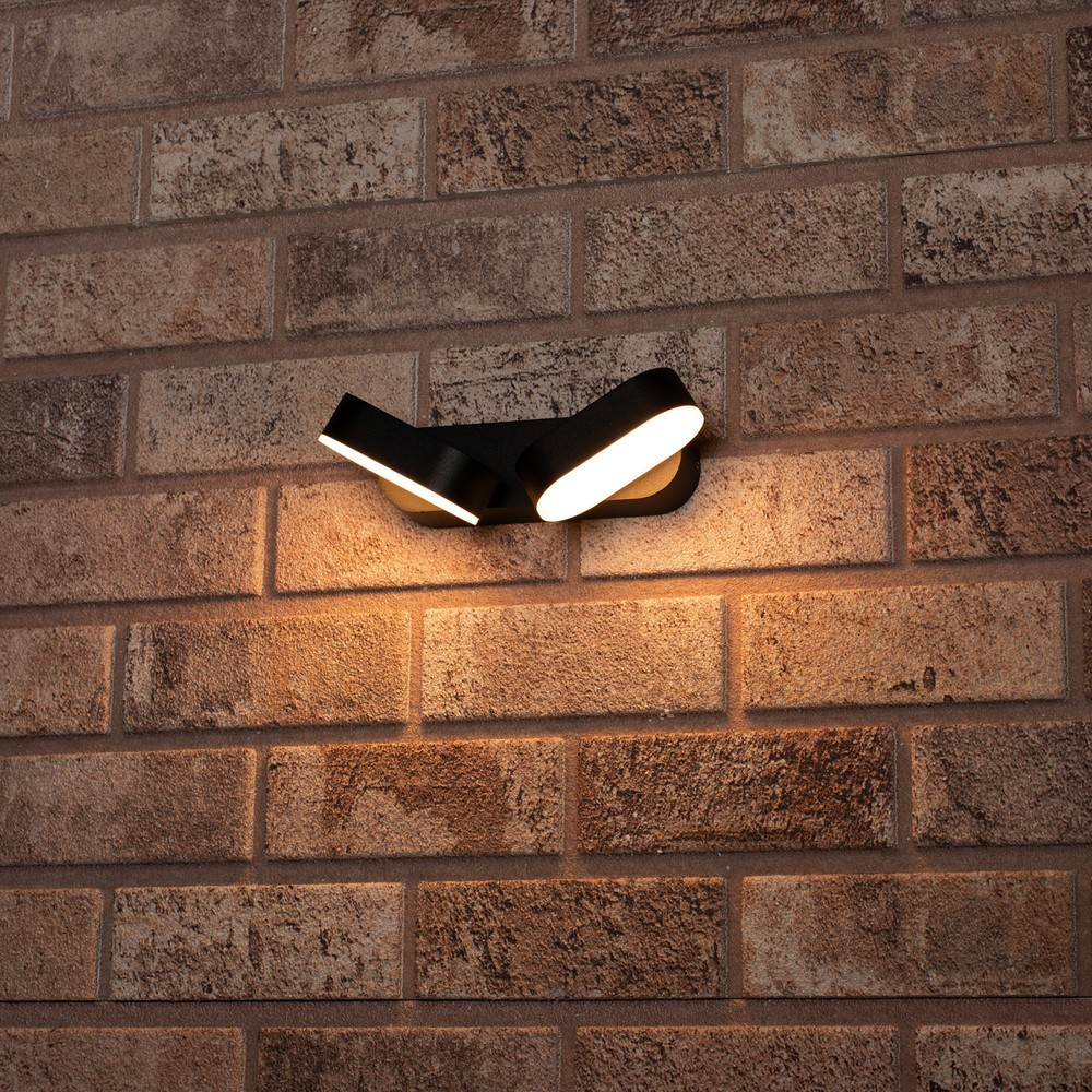 Produktabbildung Nr. 4: LED Outdoor-Wandleuchte Barcelona - 6W 570lm 2700K IP54 - schwarz