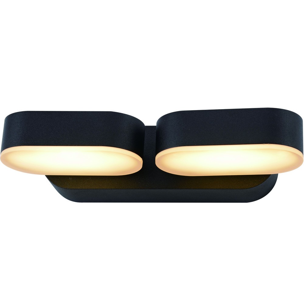 Produktabbildung Nr. 17: LED Outdoor-Wandleuchte Barcelona - 6W 570lm 2700K IP54 - schwarz