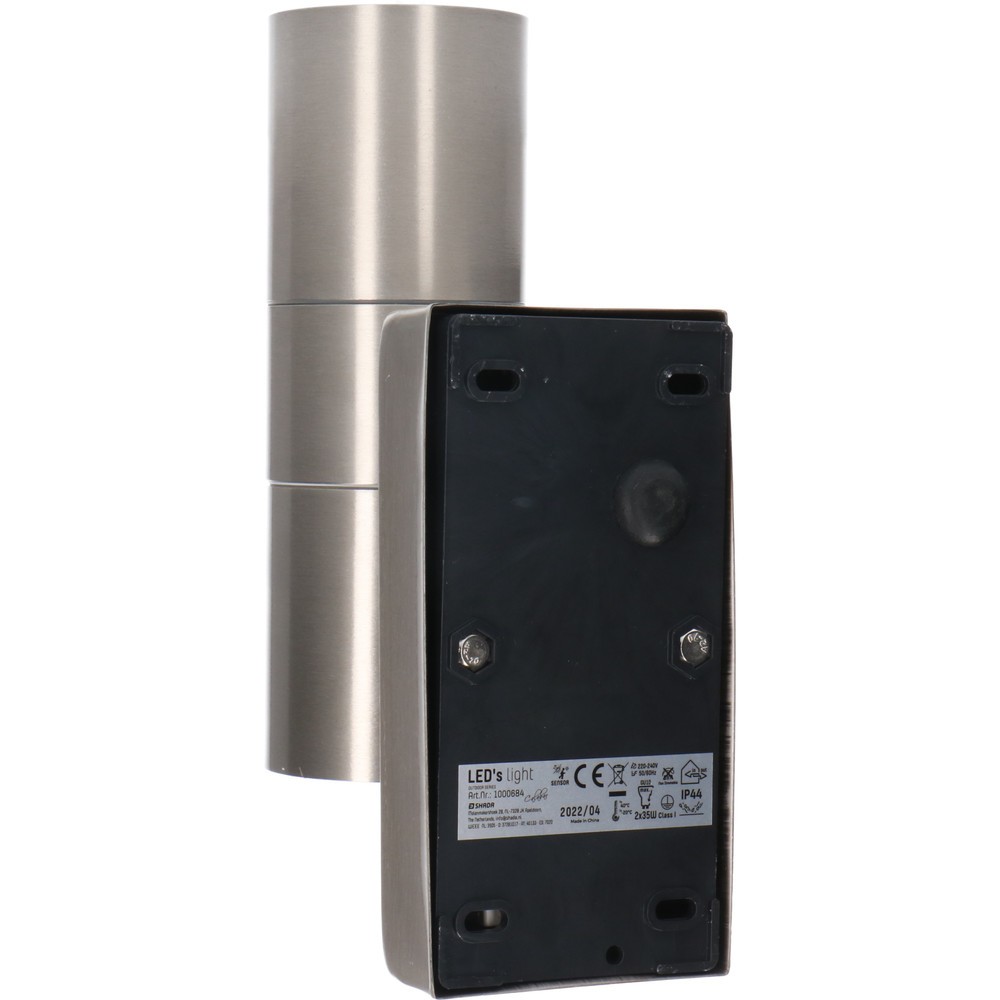 Produktabbildung Nr. 4: LED Outdoor-Wandleuchte Calabar - 2xGU10 IP44 Sensor - rostfreier Stahl