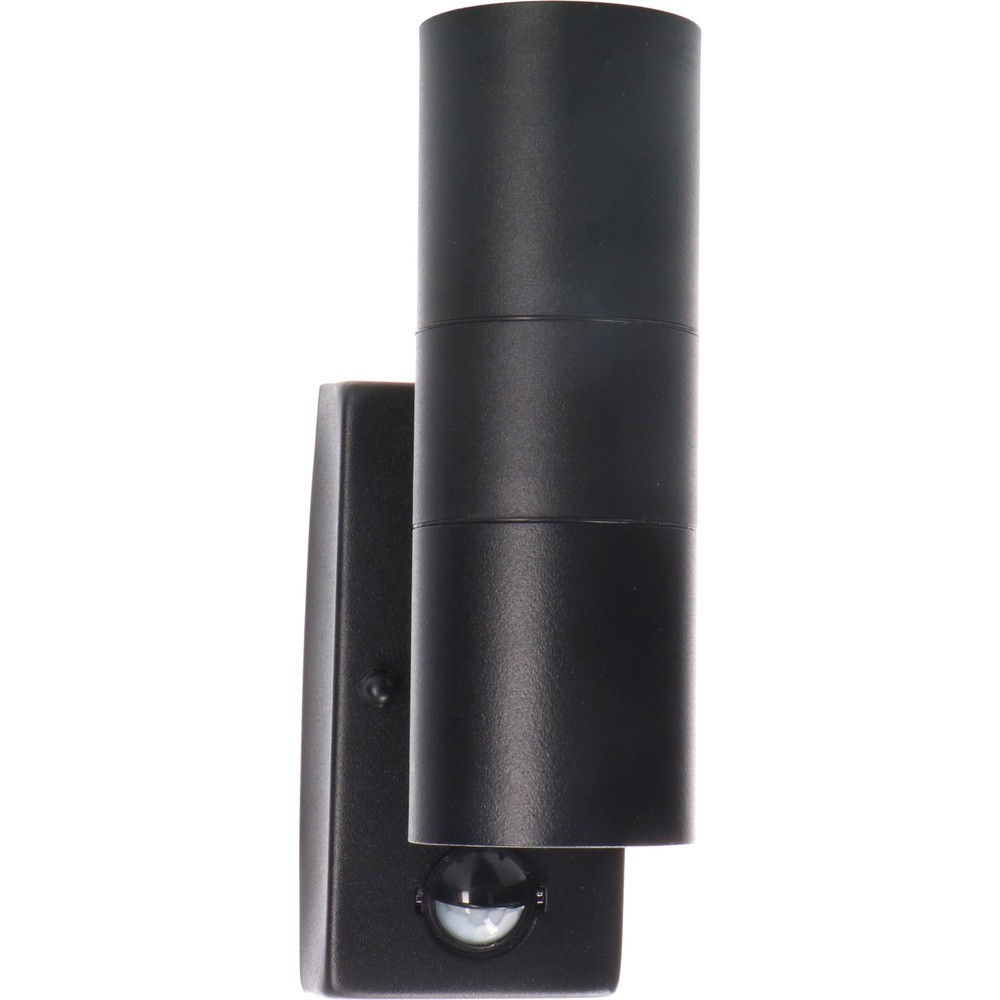 Produktabbildung: LED Outdoor-Wandleuchte Calabar - 2xGU10 IP44 Sensor - schwarz