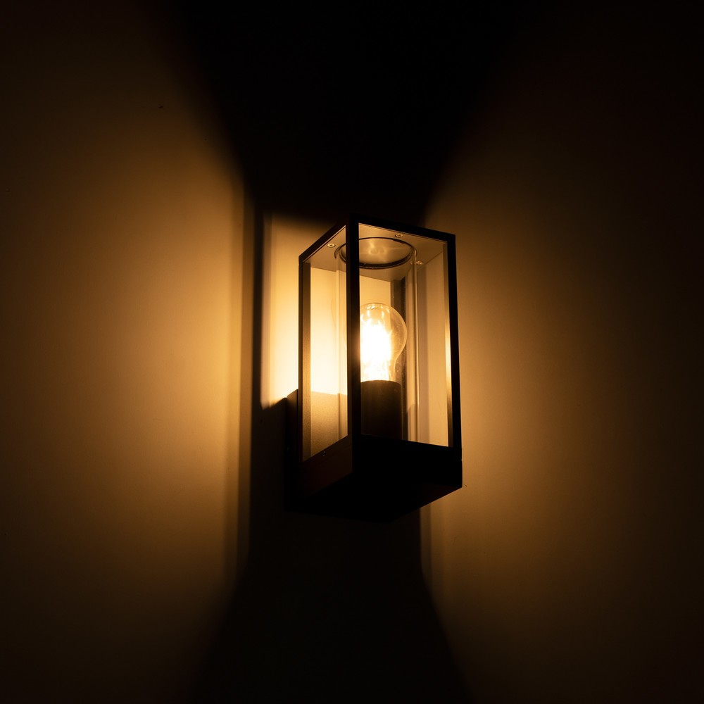 Produktabbildung Nr. 4: LED Outdoor-Wandleuchte Dakota - 1xE27 IP44 - anthrazit