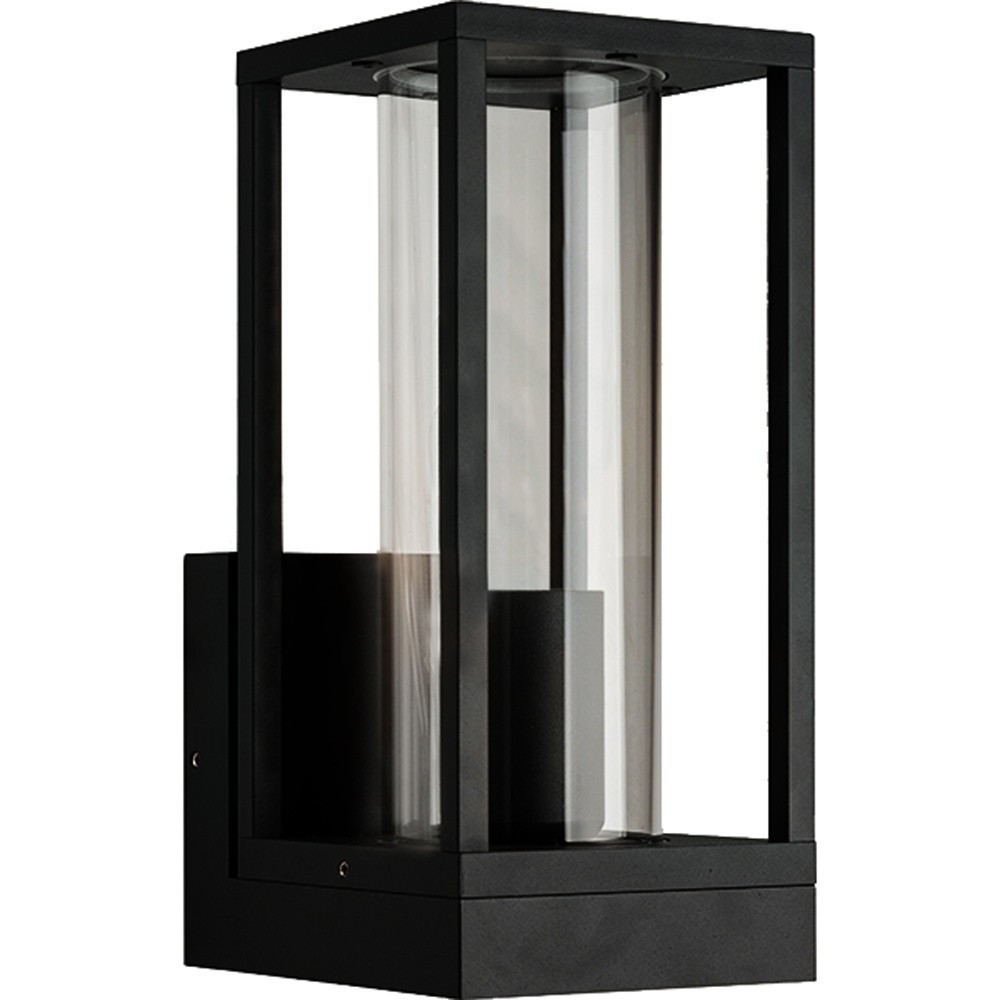 Produktabbildung: LED Outdoor-Wandleuchte Dakota - 1xE27 IP44 - schwarz