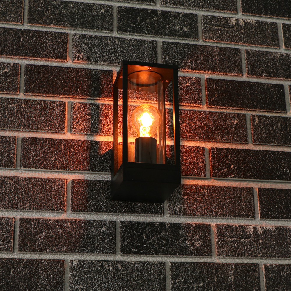 Produktabbildung Nr. 4: LED Outdoor-Wandleuchte Dakota - 1xE27 IP44 - schwarz