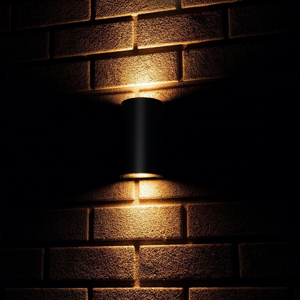 Produktabbildung Nr. 4: LED Outdoor-Wandleuchte Fresno - 2xGU10 IP54 - grau