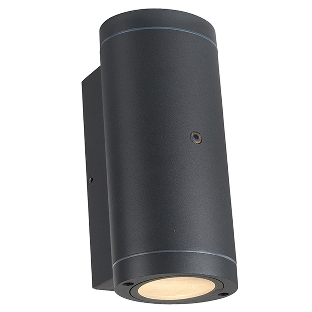 Produktabbildung: LED Outdoor-Wandleuchte Kendall - 2xGU10 IP44 - anthrazit