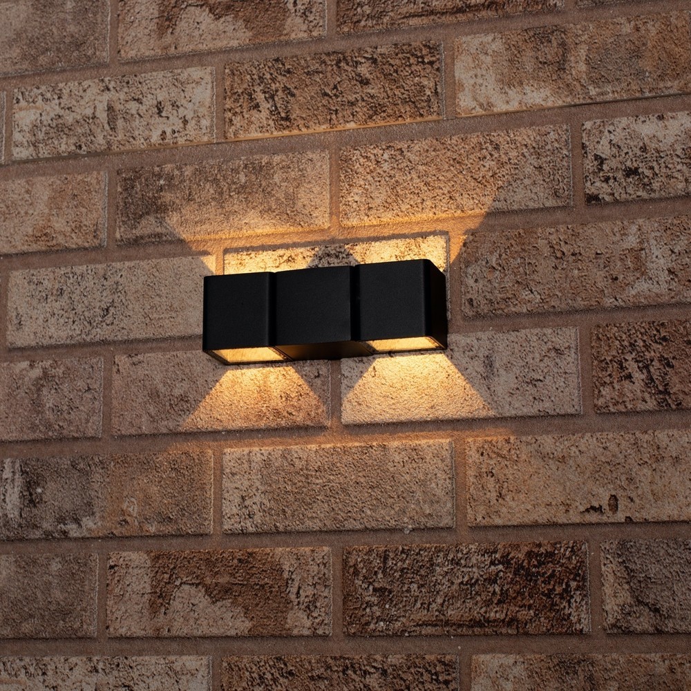 Produktabbildung Nr. 3: LED Outdoor-Wandleuchte Lissabon-Sün - 5,5W 110lm 2700K IP54 - anthrazit