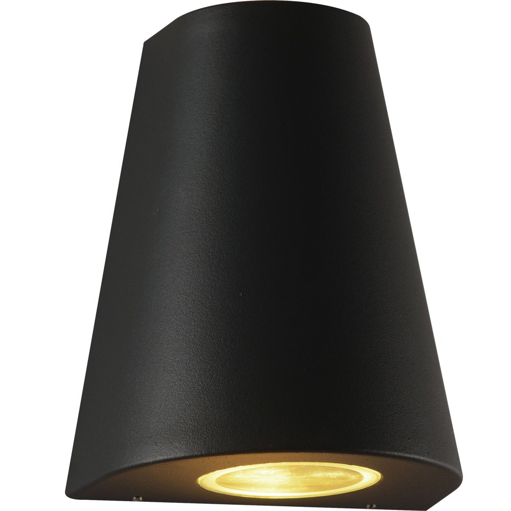Produktabbildung: LED Outdoor-Wandleuchte Los Angeles - 2xGU10 IP44 - schwarz